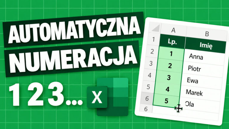 Automatyczne numerowanie wierszy w Excelu