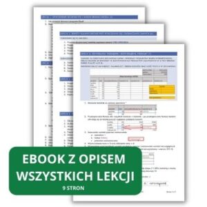 darmowy kurs excel ebook