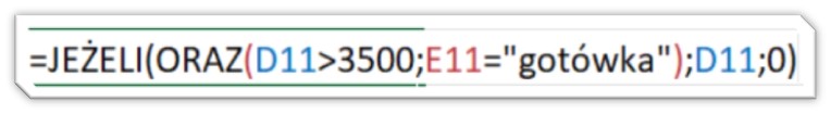 funkcja jeżeli excel