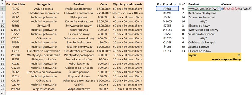 Excel zadania z rozwiązaniami - ćwiczenie nr 1