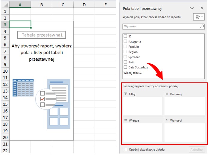 Tabele przestawne Excel