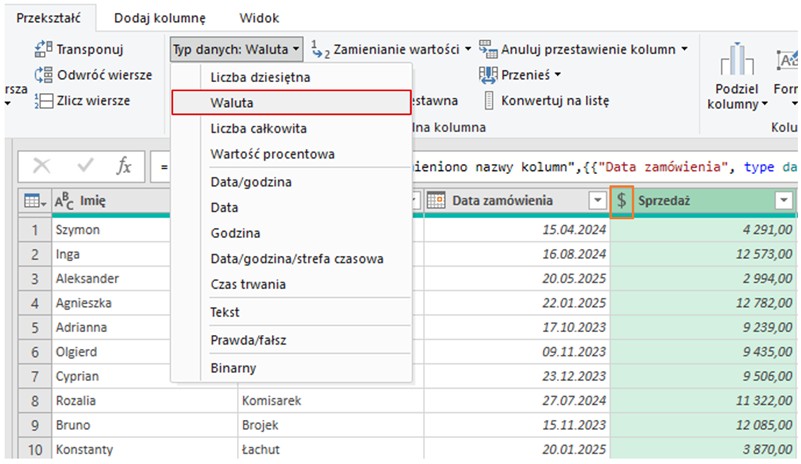power query w excelu