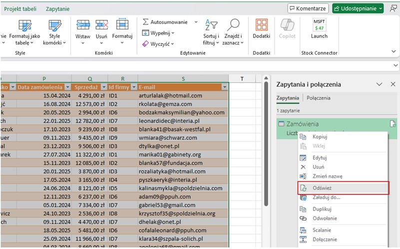 power query w excelu