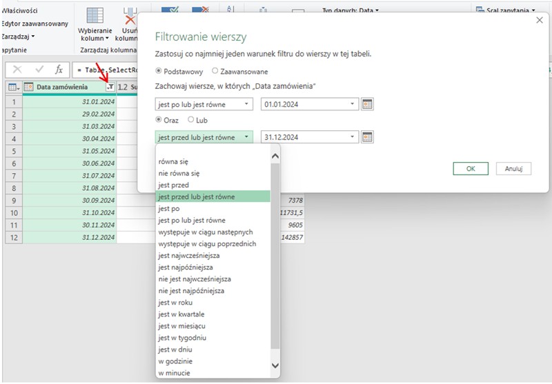 power query w excelu