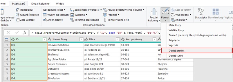 power query w excelu
