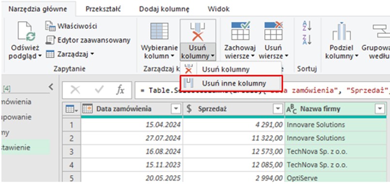 power query w excelu