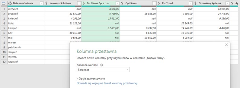 power query w excelu