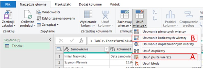 power query w excelu