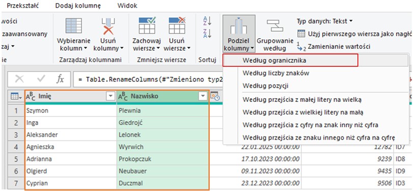 power query w excelu