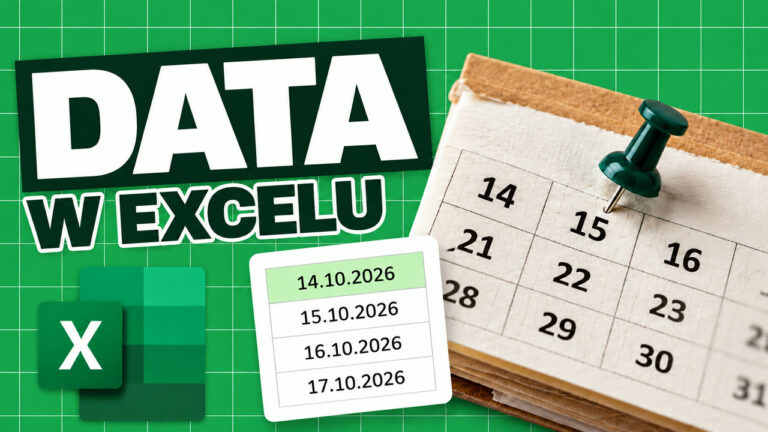 Data w Excelu - jak wstawić, zmienić format i wypełnić serią
